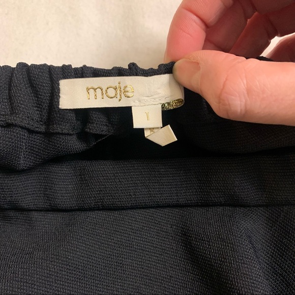 Maje dressy shorts with pockets sz 1 - Picture 3 of 5